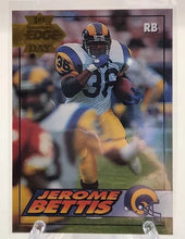 Load image into Gallery viewer, 1994 COLLECTOR&#39;S EDGE FOOTBALL 1ST DAY JEROME BETTIS #109 RAMS
