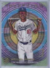 Load image into Gallery viewer, 2022 Bowman Inception Samuel Munoz #72 Los Angeles Dodgers
