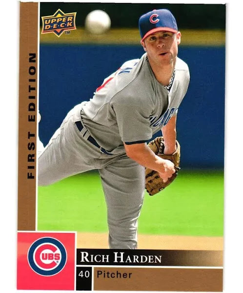 2009 Upper Deck Rich Harden #574 Chicago Cubs