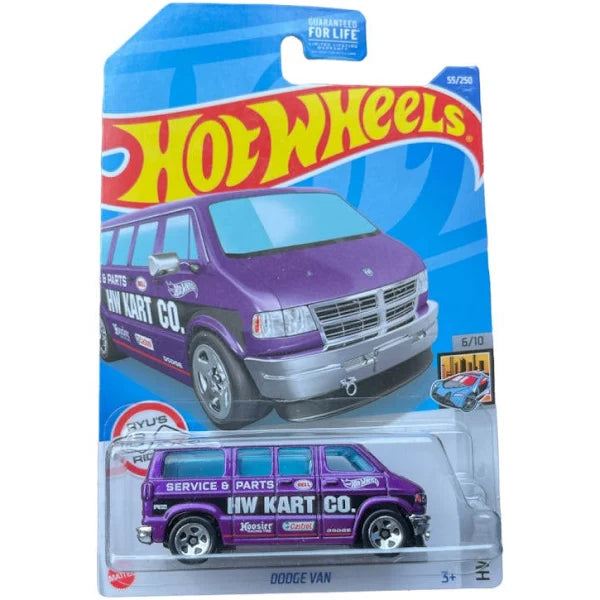 Hot Wheels Super Treasure Hunt Dodge Van PURPLE HW Metro 6/10 55/250