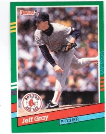 1991 Donruss Jeff Gray #721 Boston Red Sox