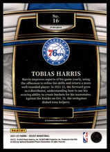 Load image into Gallery viewer, 2021-22 Panini Select Tobias Harris Blue Prizm #16 Philadelphia 76ers

