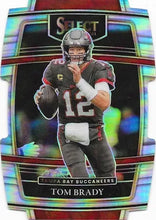 Load image into Gallery viewer, 2021 Panini Select Tom Brady Die-Cut Silver Prizm #1 Tampa Bay Buccaneers
