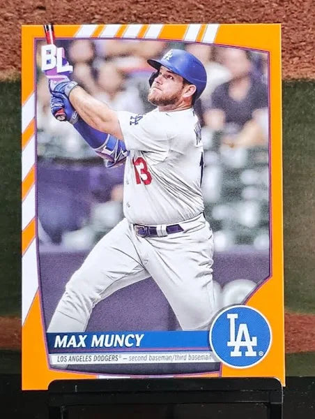 2023 Topps Big League Electric Orange Max Muncy #49 Los Angeles Dodgers