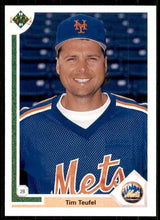 Load image into Gallery viewer, 1991 Upper Deck Tim Teufel #370 New York Mets
