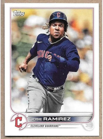 2022 Topps Jose Ramirez #CLE-1 Cleveland Guardians