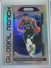 Load image into Gallery viewer, 2021-22 Panini Prizm Global Reach #1 Giannis Antetokounmpo
