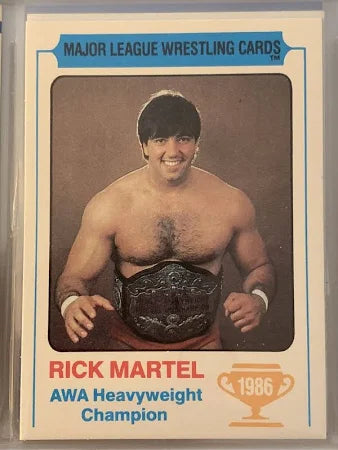 1985 Major League Wresting Cards Rick Martel 1986 AWA Heavyweight Champion