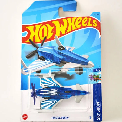 Hot Wheels Poison Arrow BLUE Sky Show 2/5 45/250 - walk-of-famesports