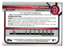 Load image into Gallery viewer, 2022 Bowman Chrome Prospects Blaze Jordan Mojo Refractors #BCP-243 Boston Red Sox
