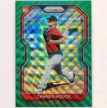 Load image into Gallery viewer, 2021 Panini Prizm Tanner Houck Rookie Green Wave Prizm #4 Boston Red Sox
