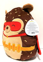Load image into Gallery viewer, Squishmallows Hans the Hedgehog in Superhero Costume 12&quot; 2023 Halloween Collection Stuffed Plush

