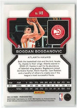 将图片加载到图库查看器，2021-22 Panini Prizm Bogdan Bogdanovic #149
