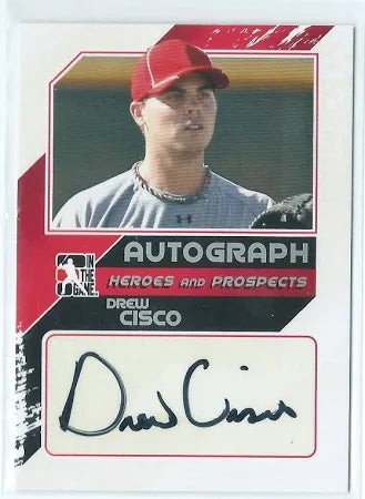 2011 Itg Heroes & Prospects Drew Cisco Silver Auto Autograph Rc