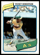 Load image into Gallery viewer, 1960 Topps Rickey Henderson #482 Oakland Athletics
