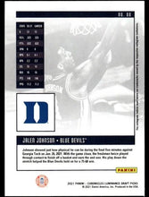 Load image into Gallery viewer, 2021 Panini Luminance Jalen Johnson Rookie 88 Duke Blue Devils

