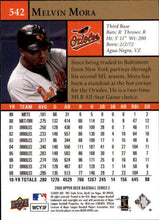 Load image into Gallery viewer, 2009 Upper Deck Melvin Mora #542 Baltimore Orioles

