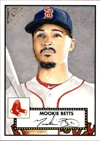 2018 Topps Gallery Heritage Mookie Bettis #H-29 Boston Red Sox