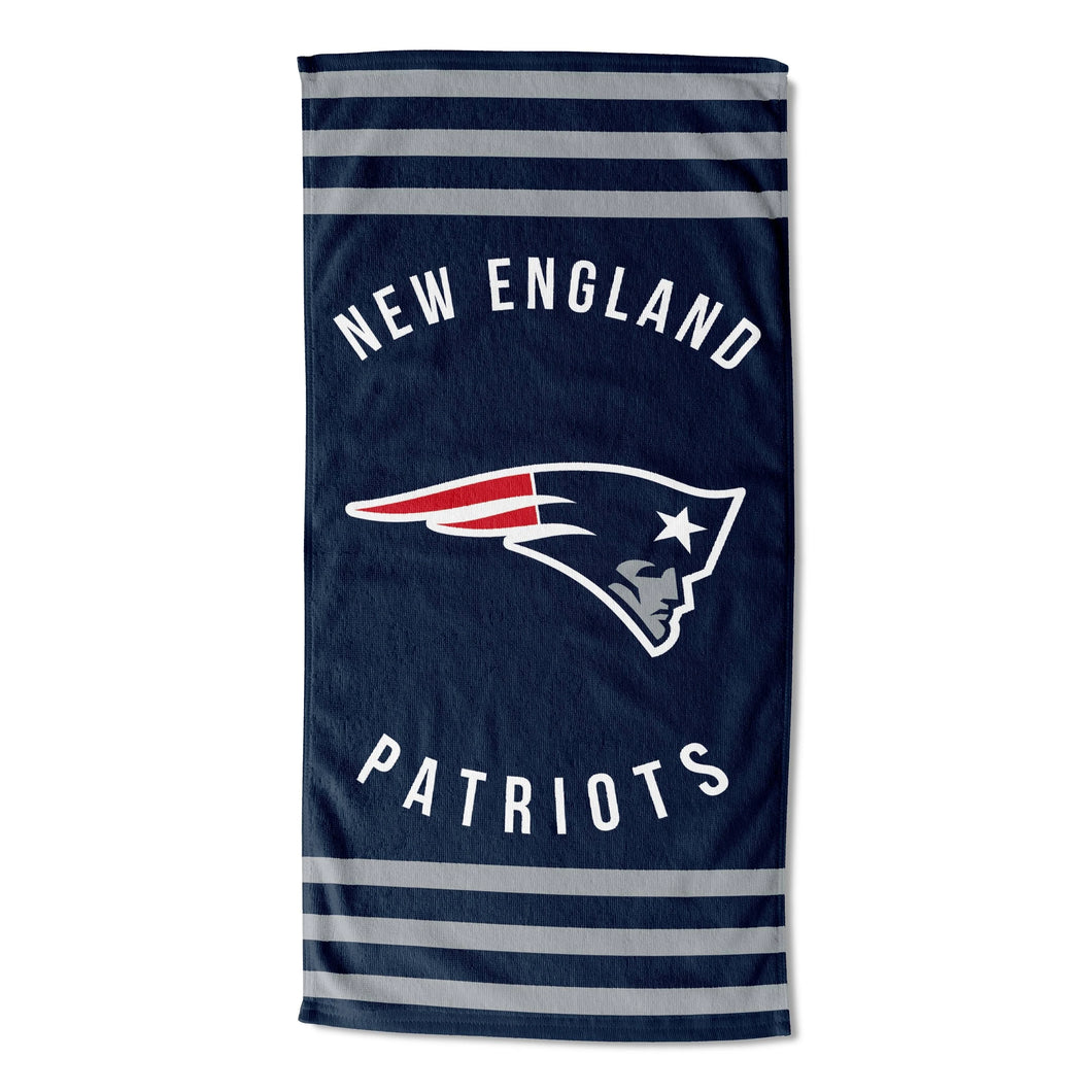 منشفة شاطئ ماصة كبيرة الحجم من نيو إنجلاند باتريوتس مقاس 34 بوصة × 72 بوصة