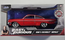 Load image into Gallery viewer, Jada Fast &amp; the Furious Dom&#39;s Chevy Impala 1:32 Diecast
