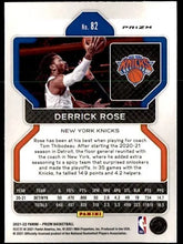 将图片加载到图库查看器，2021-22 Panini Prizm Red Wave #82 Derrick Rose
