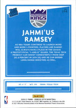 Load image into Gallery viewer, 2020-21 Donruss Optic Fanatics Rated Rookies Jahmi&#39;us Ramsey #194 Sacramento Kings
