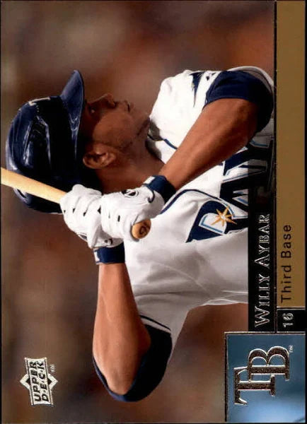 2009 Upper Deck Willy Aybar #892 Tampa Bay Rays