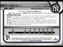 Load image into Gallery viewer, 2022 Bowman Chrome Giancarlo Stanton #85 New York Yankees
