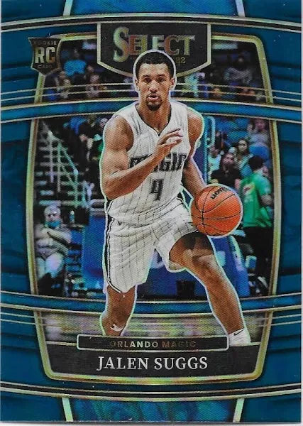 2021-22 Panini Select Jalen Suggs Rookies Blue Prizm 27 Orlando Magic