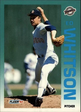 1992 Fleer Ed Whitson #624 San Diego Padres