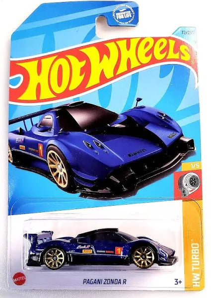 Hot Wheels Pagani Zonda R HW Turbo 1/5 72/250 (Blue)