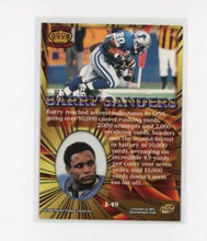 Load image into Gallery viewer, 1996 Pacific Collection Platinum Blue #I-49 Barry Sanders Detroit Lions

