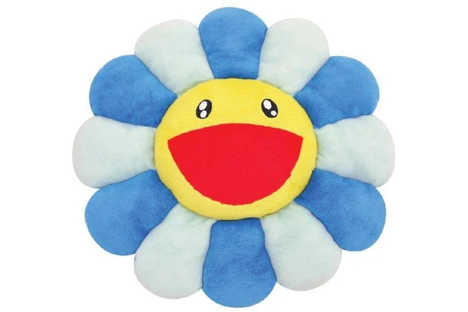 Takashi Murakami Flower Plush 60CM Blue / Light Blue / Yellow