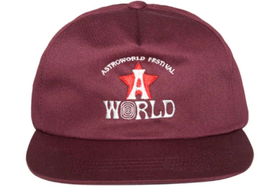 Travis Scott Astro Hat Burgundy