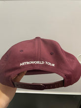 将图片加载到图库查看器，Travis Scott Astroworld Tour Wish You Were Here Hat Maroon
