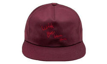 将图片加载到图库查看器，Travis Scott Astroworld Tour Wish You Were Here Hat Maroon
