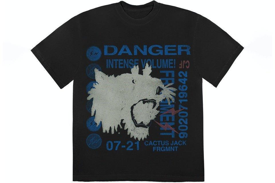 Travis Scott Cactus Jack For Fragment Danger Tee Black