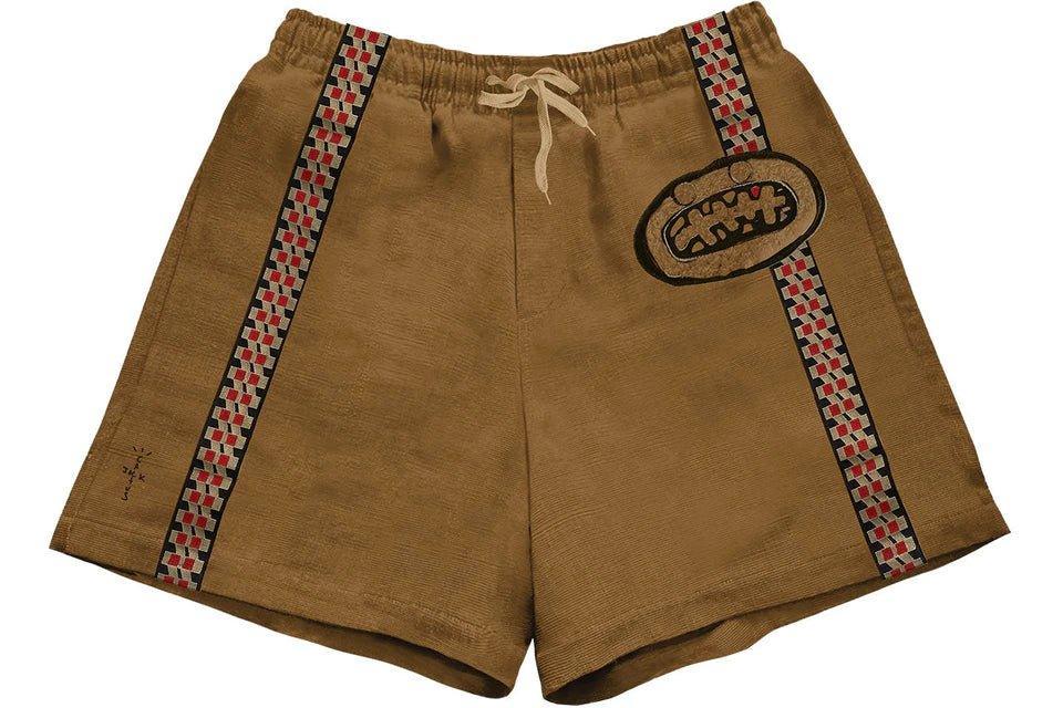 Travis Scott Cactus Jack Stripe Short Brown Multi