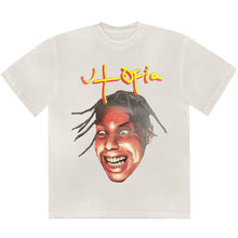 将图片加载到图库查看器，Travis Scott Cactus Jack Utopia Face Tee III White
