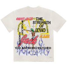 将图片加载到图库查看器，Travis Scott Cactus Jack Utopia x Saint Michael Faith Tee 3A White
