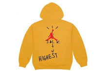 将图片加载到图库查看器，Travis Scott Jordan Cactus Jack Highest Hoodie Gold
