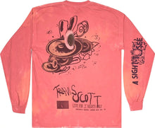 将图片加载到图库查看器，Travis Scott O2 Live Long-Sleeve Pink Tie-Dye
