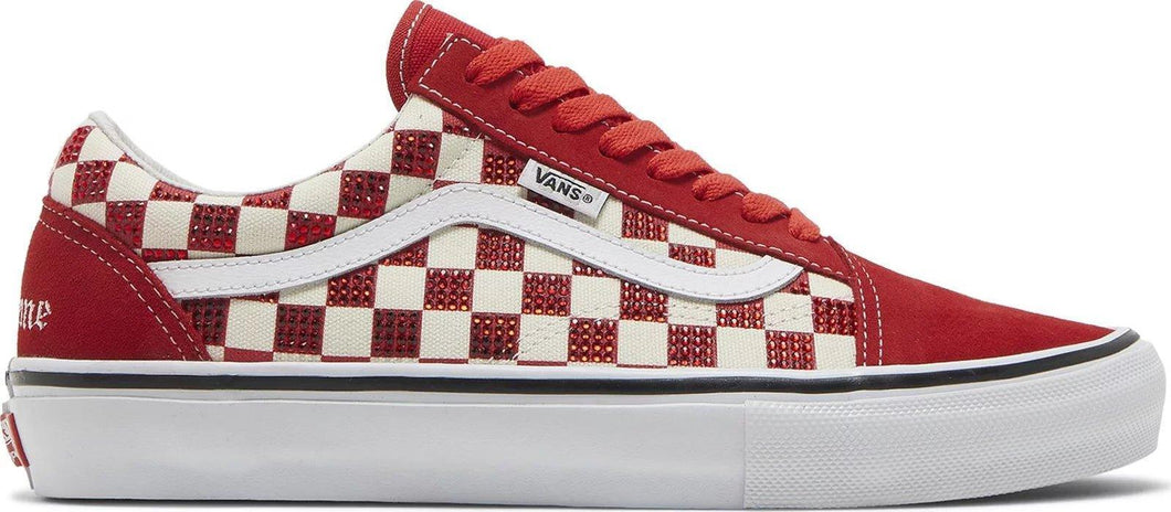 Vans Old Skool Supreme Swarovski Red