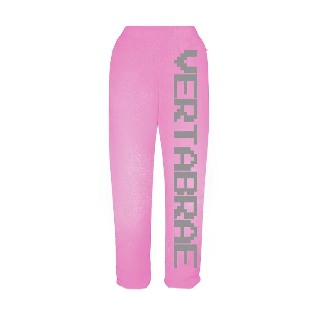 Vertabrae C-2 Sweat Pants (Pink & Grey)