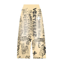 将图片加载到图库查看器，Vertabrae VERT Ivory Graffiti Sweat Pants
