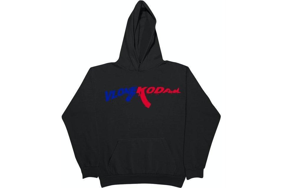 Vlone x Kodak Black 47 Hoodie Black