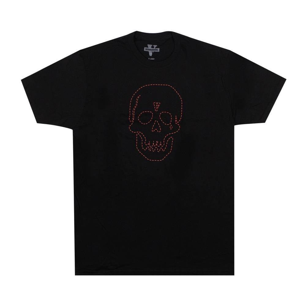 Vlone x Neighborhood Skull T-Shirt Black / Red