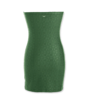 将图片加载到图库查看器，Women&#39;s Chrome Hearts CH + Dipped In Blue Tube Dress Tonal Green (W)
