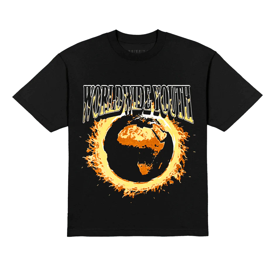 WWY Flame Tee Black