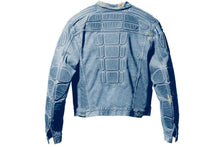 将图片加载到图库查看器，Yeezy Gap Engineered by Balenciaga Padded Denim Jacket Blue
